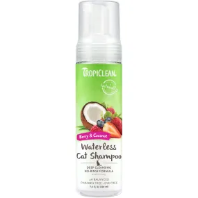 TropiClean - Berry & Coconut Deep Cleansing Waterless Shampoo for Cats