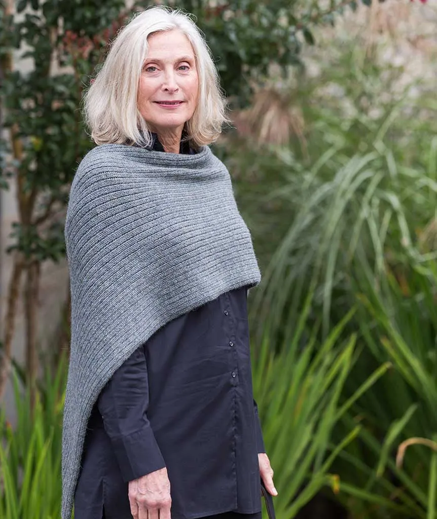 Twice Reversible Poncho Using Berroco Ultra Alpaca