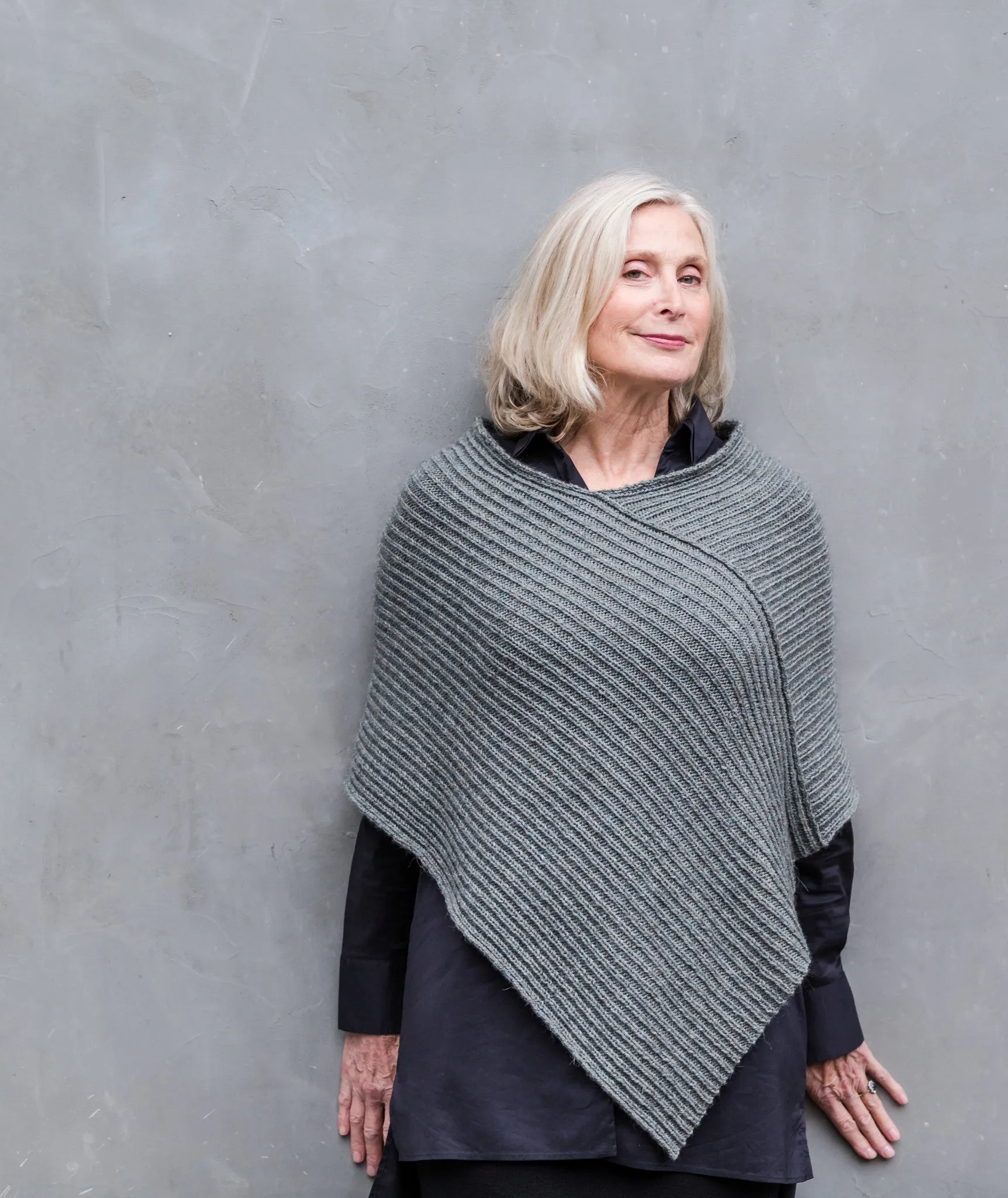 Twice Reversible Poncho Using Berroco Ultra Alpaca