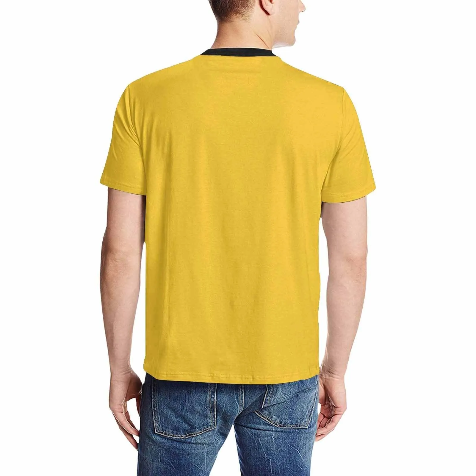 Uniquely You Mens T-Shirt /  Freesia Yellow     - Short Sleeve Casual Shirt