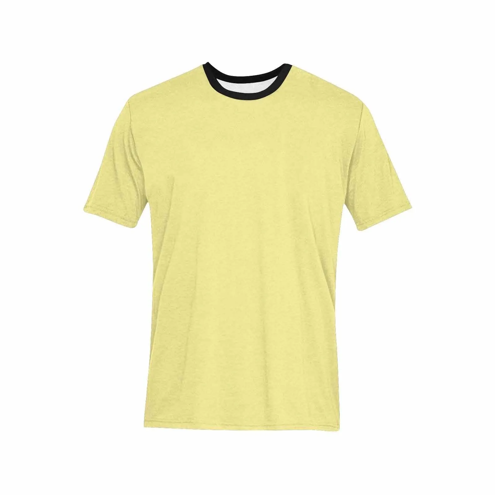 Uniquely You Mens T-Shirt /  Khaki Yellow     - Short Sleeve Casual Shirt