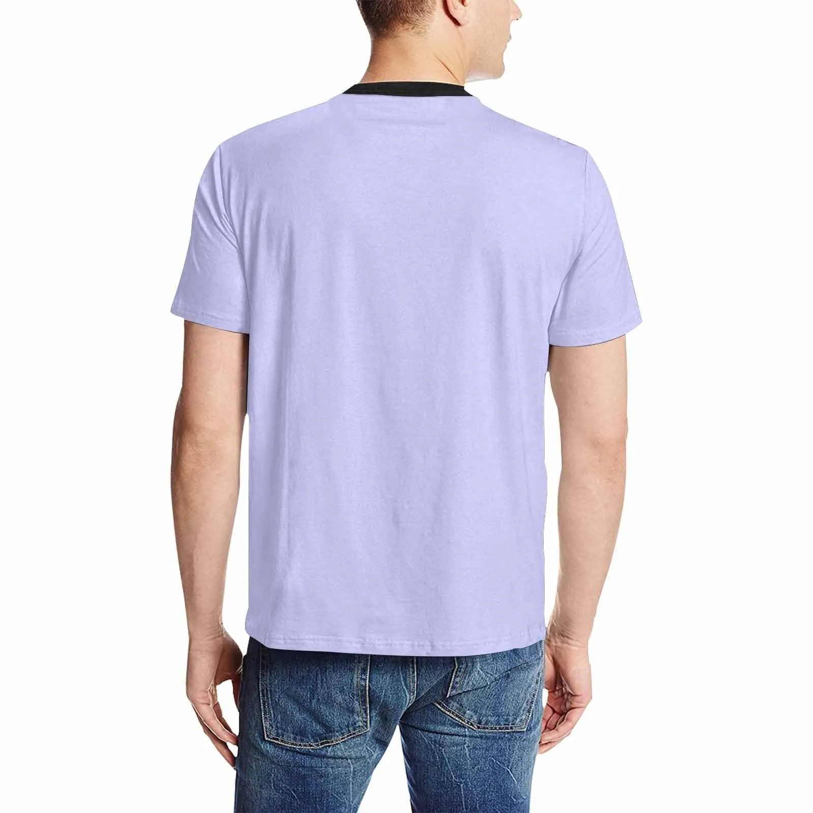 Uniquely You Mens T-Shirt /  Periwinkle Purple     - Short Sleeve Casual Shirt