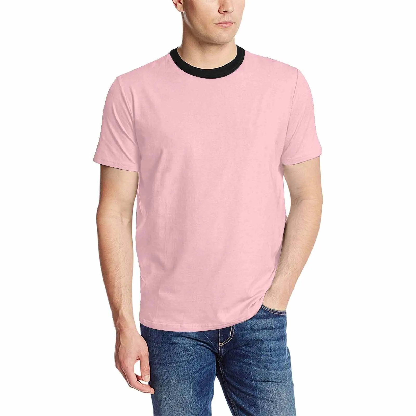 Uniquely You Mens T-Shirt /  Pink     - Short Sleeve Casual Shirt