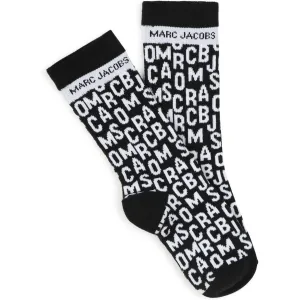 Unisex Black & White Jumbled  Logo Socks