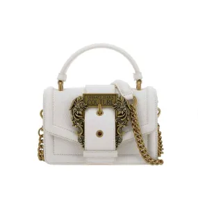 VERSACE JEANS COUTURE WHITE PRINTED BAG