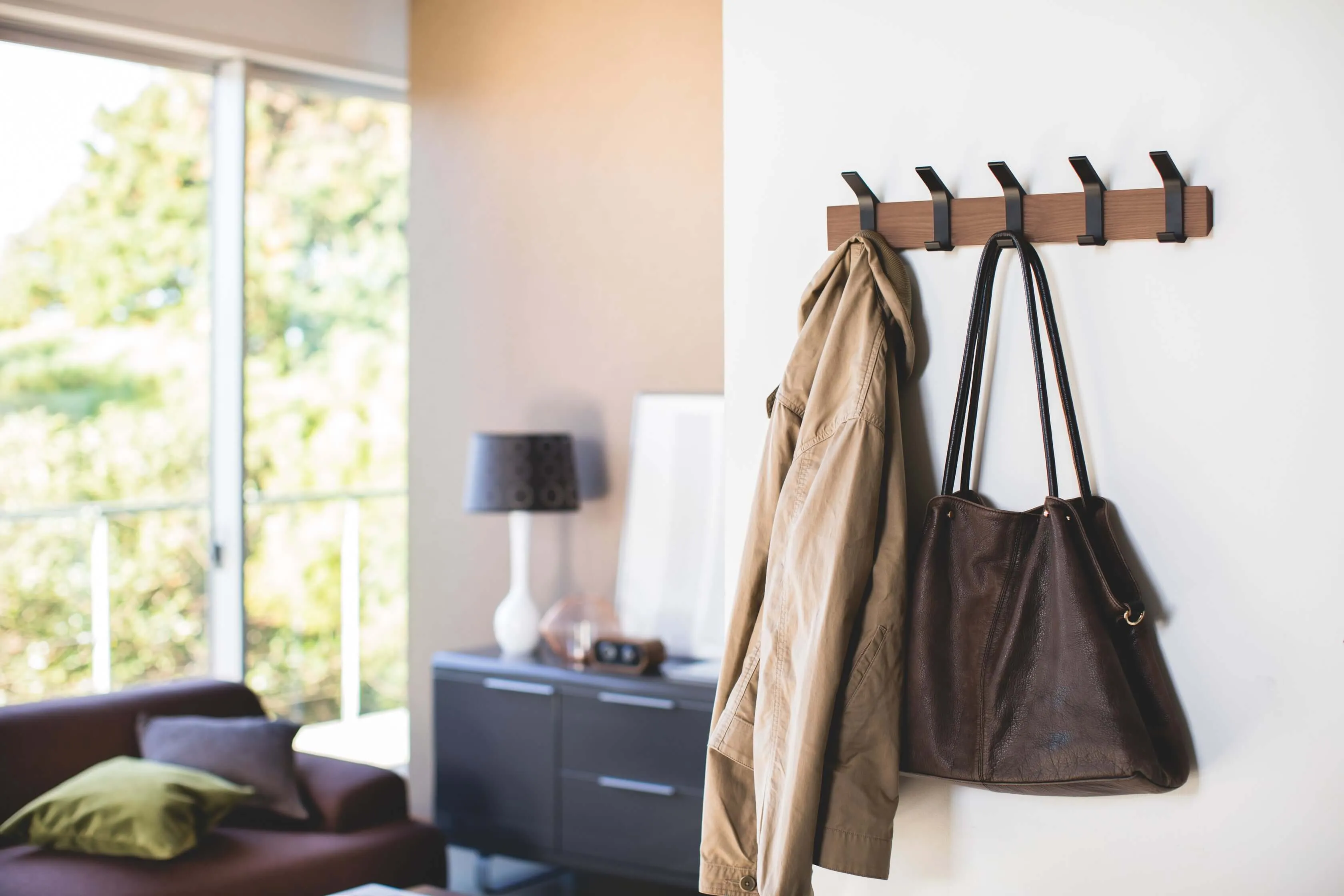 Wall-Mounted Coat Hooks