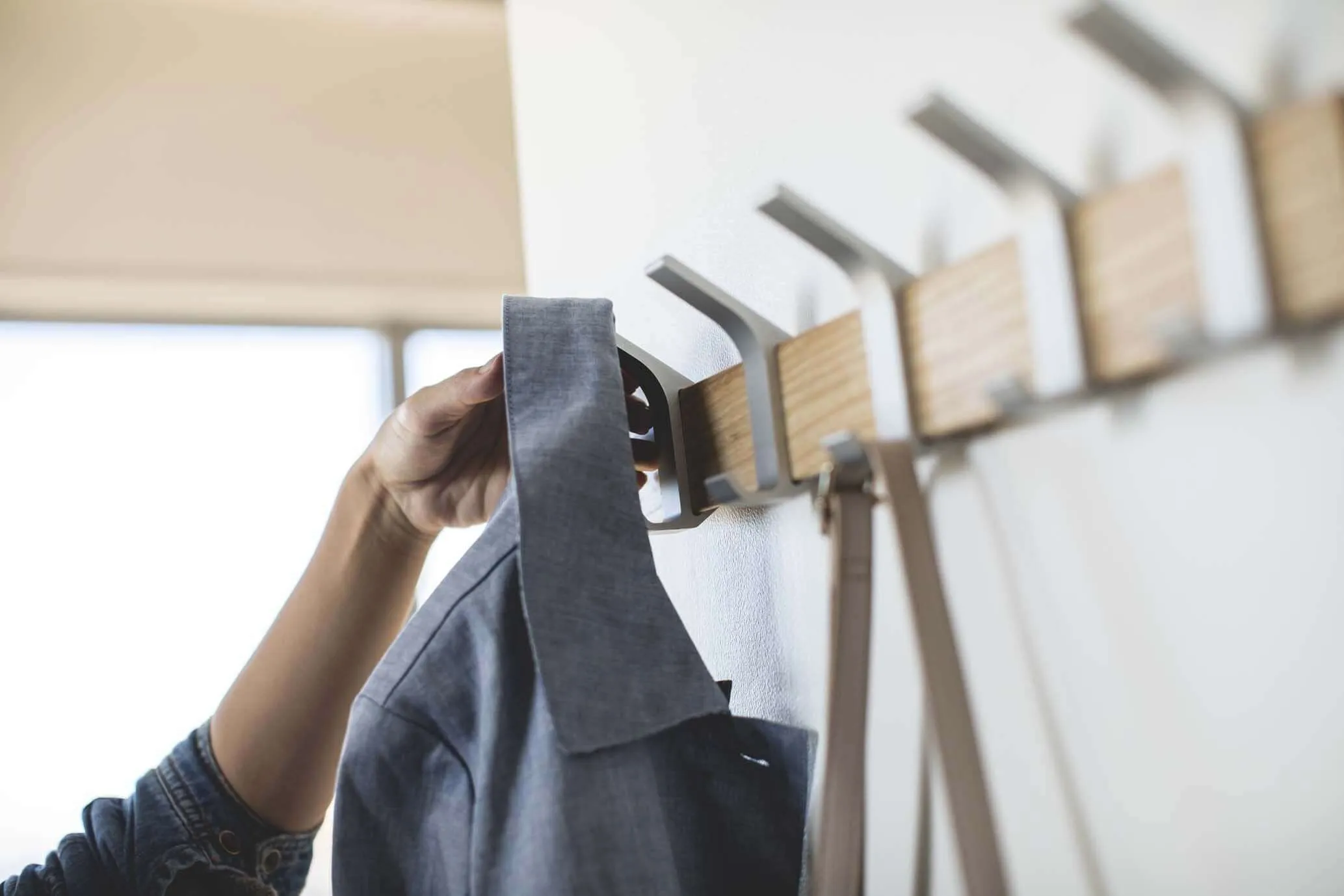 Wall-Mounted Coat Hooks