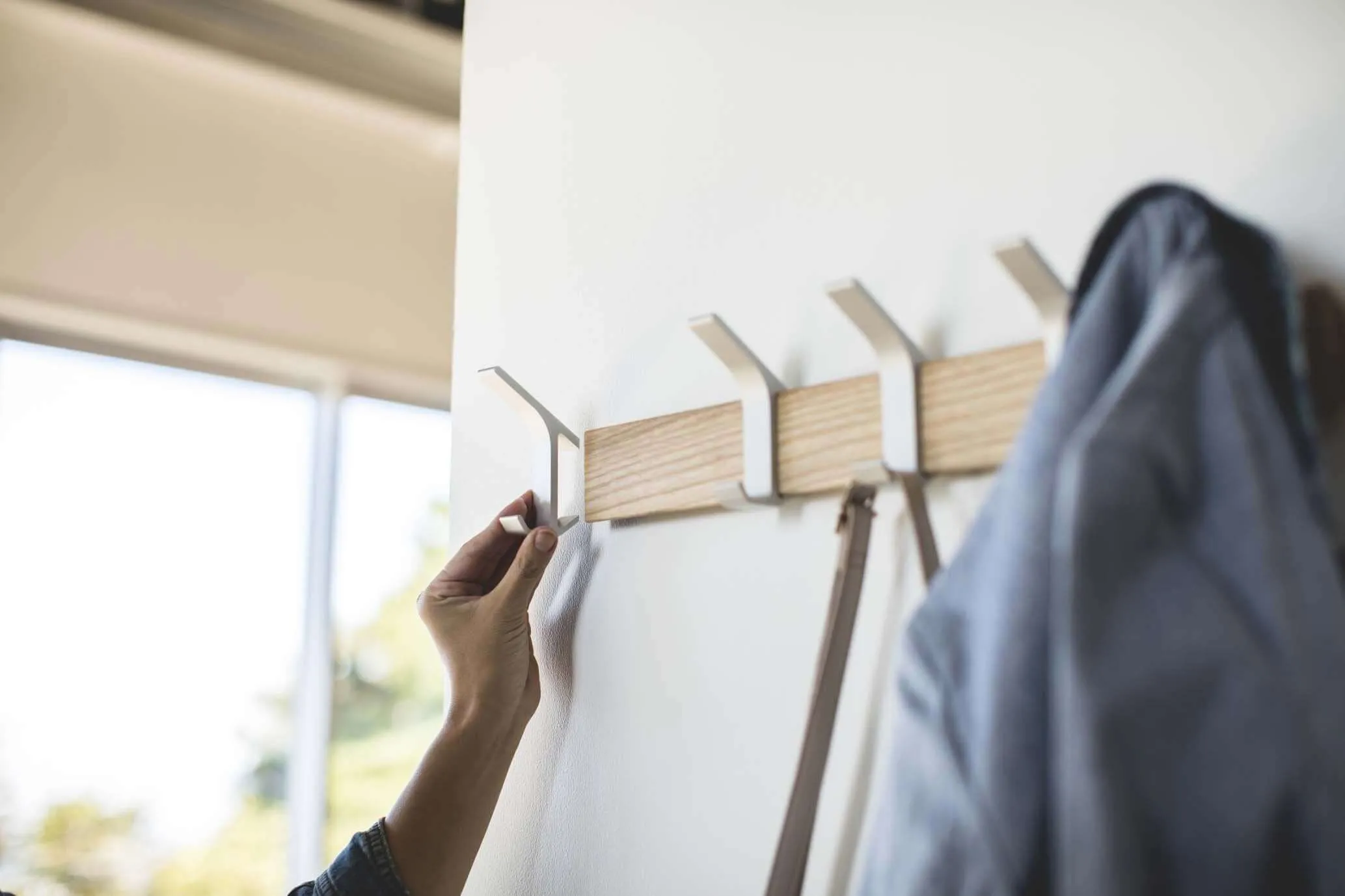 Wall-Mounted Coat Hooks