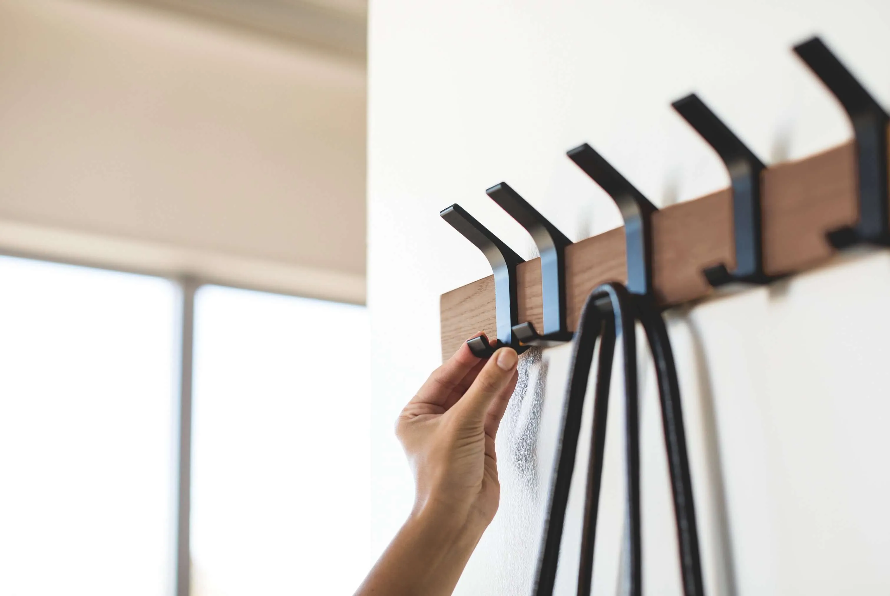 Wall-Mounted Coat Hooks