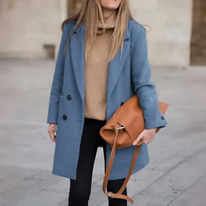 Winter Elegant Lapel Coat