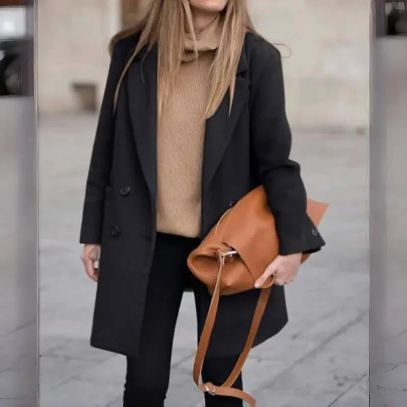 Winter Elegant Lapel Coat