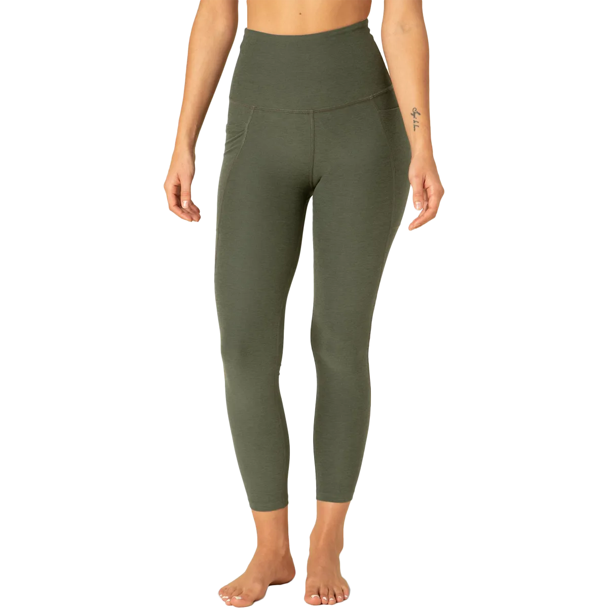 Women's Spacedye Out of Pocket High Waisted Midi Legging