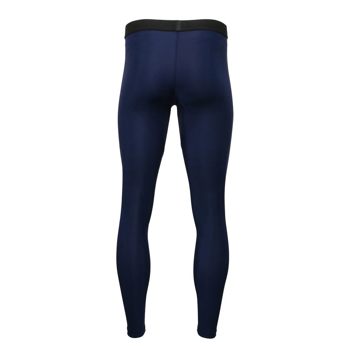 X-Fitness XFM7002 Men's Blue Compression Base Layer Workout Pants Jiu Jitsu Spats Tights