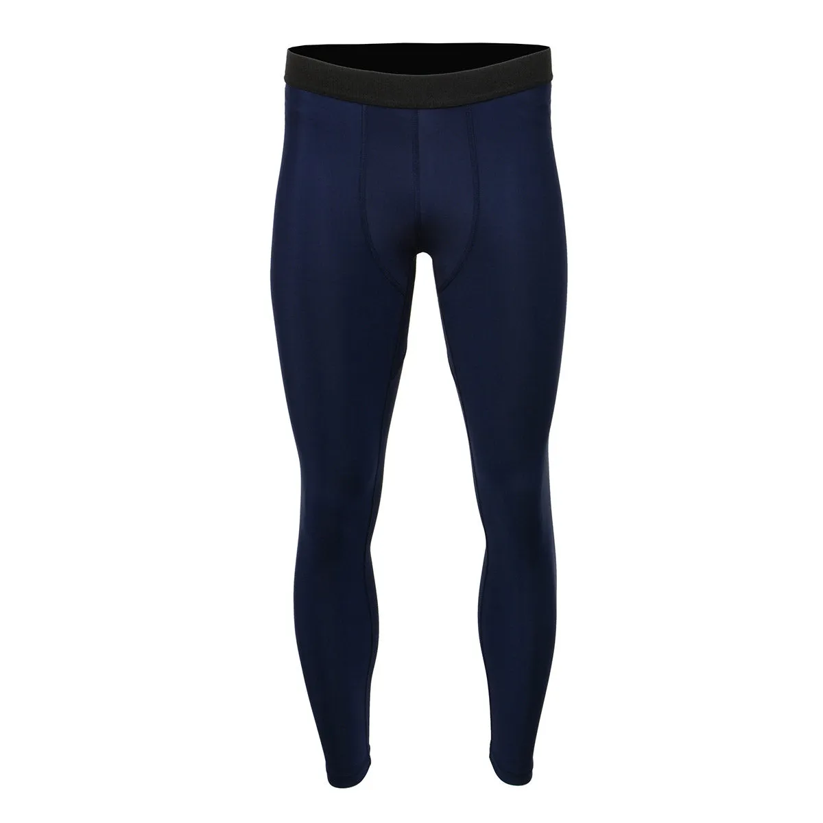 X-Fitness XFM7002 Men's Blue Compression Base Layer Workout Pants Jiu