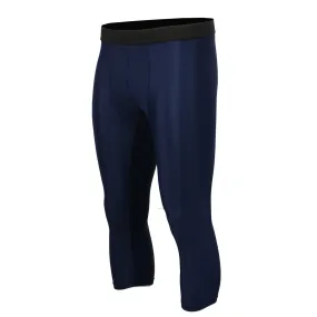 X-Fitness XFM7003 Men's Blue 3/4 Length Compression Base Layer Workout