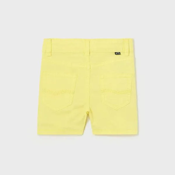 YELLOW BASIC TWILL SHORT FOR BOYS